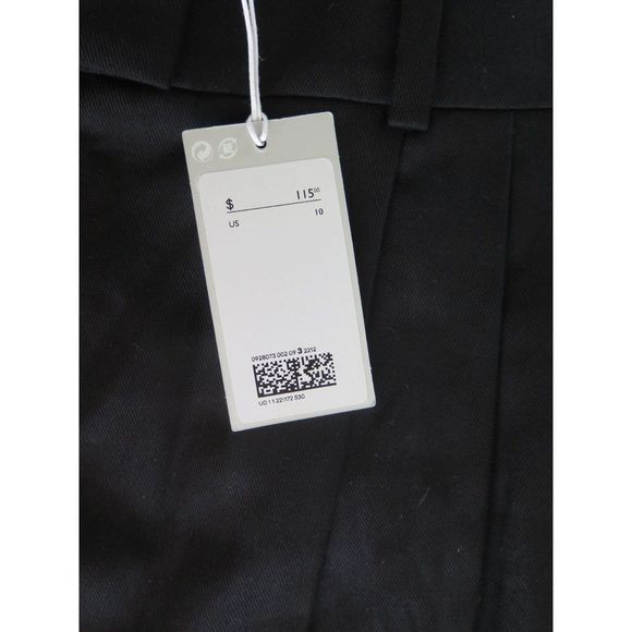 COS Women's Sz 10 Black Pleated Trouser Dress Pants $115+ - Picture 3 of 8
